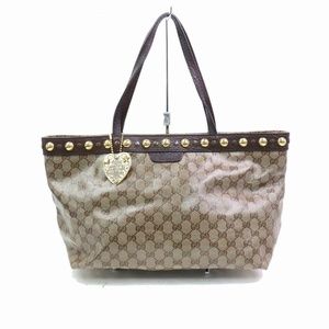 Auth Gucci Shoulder Bag Light Brown 430G2213
